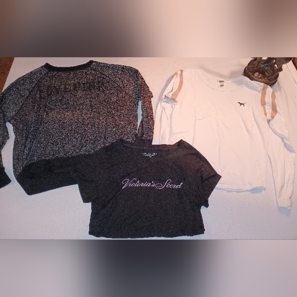 Victoria's Secret And Pink Shirts.